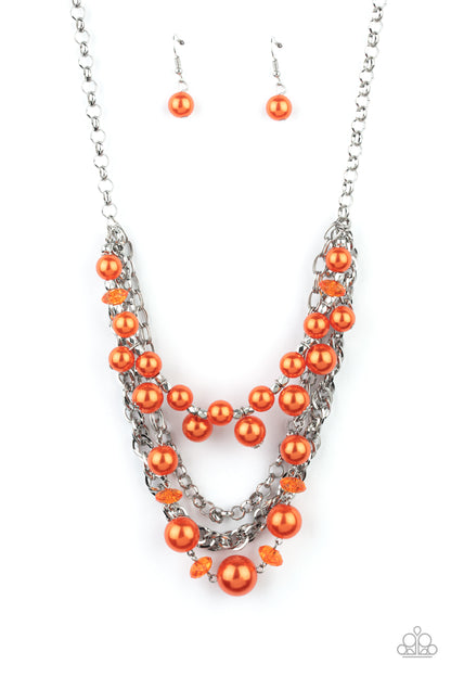 Rockin’ Rockette-Orange Necklace