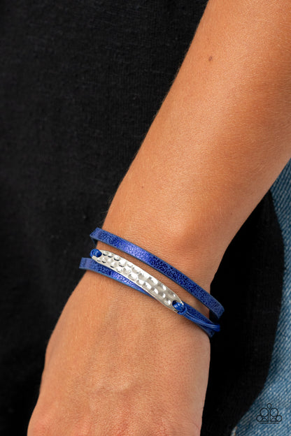 High Strung Style-Blue Bracelet