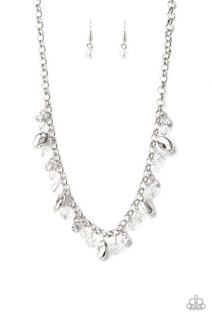 Downstage Dazzle-White Necklace