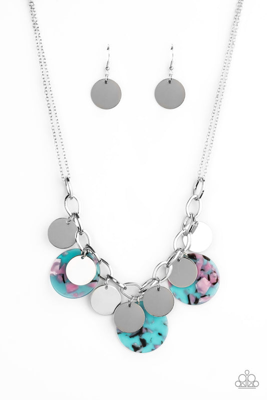 Confetti Confection-Blue Necklace