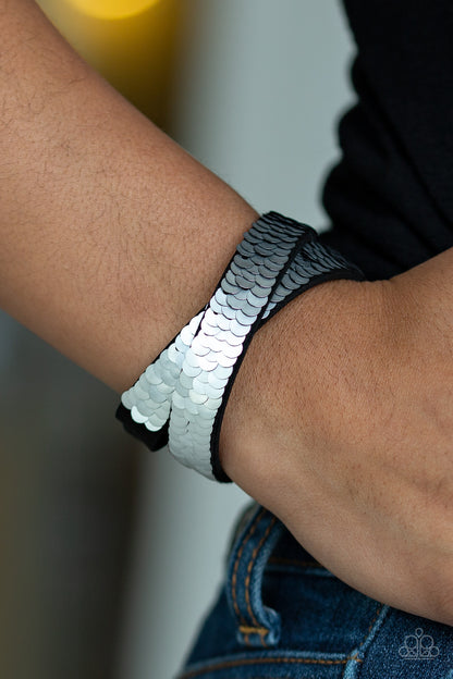 Under The Sequins-Silver Urban Bracelet