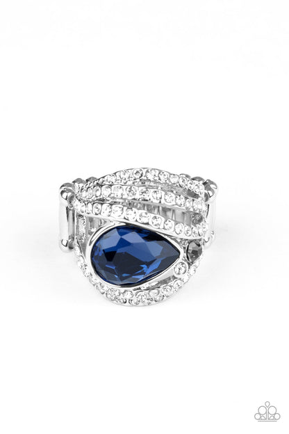 Stepping Up The Glam-Blue Ring