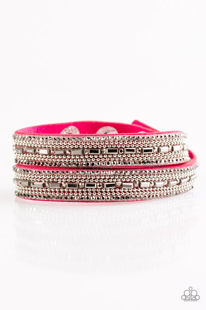 Shimmer and Sass-Pink Urban Bracelet