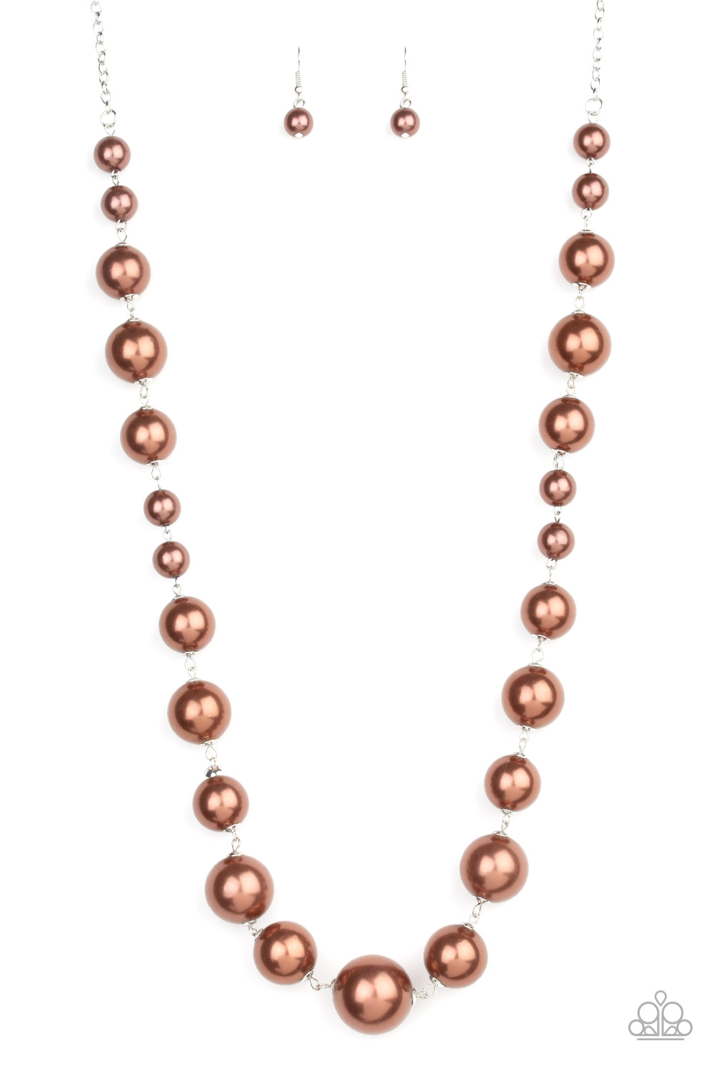 Pearl Prodigy-Brown Necklace