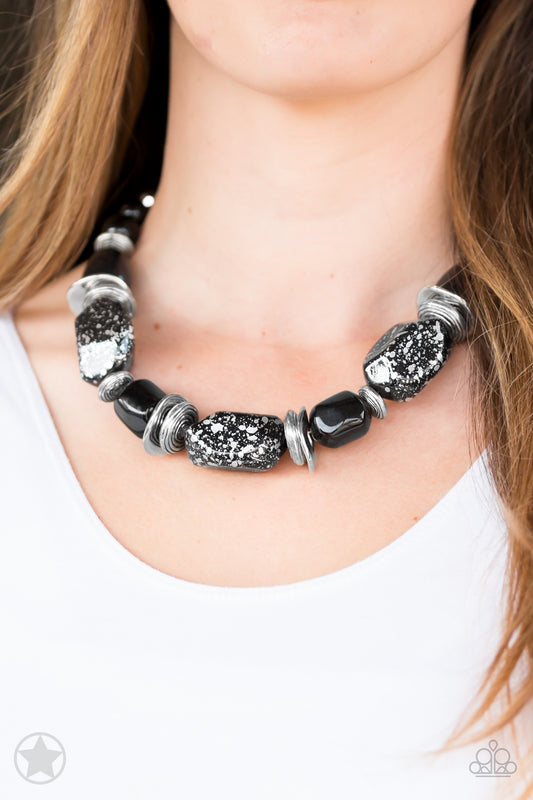 In Good Glazes-Black Necklace