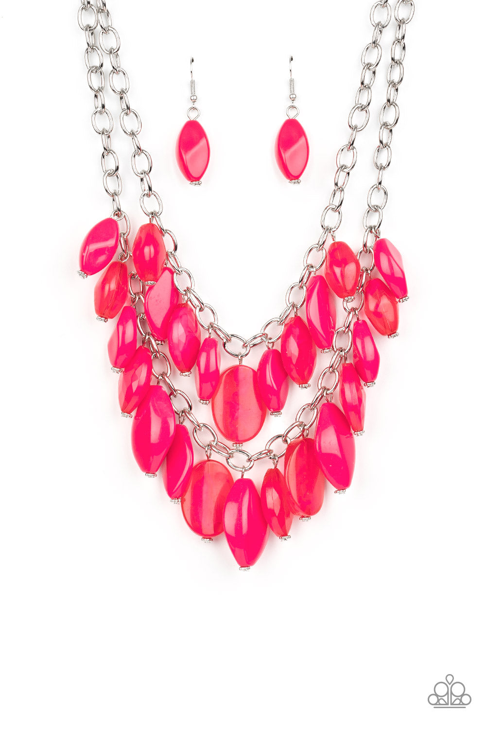 Palm Beach Beauty-Pink Necklace