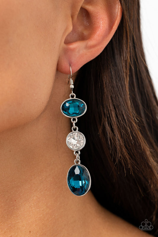 The GLOW Must Go On! Blue Earring