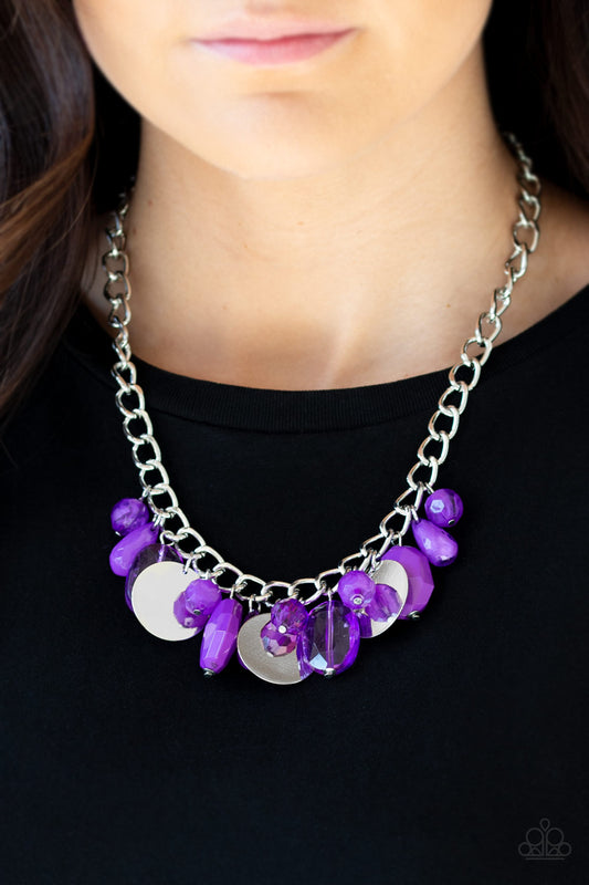 Treasure Shore-Purple Necklace