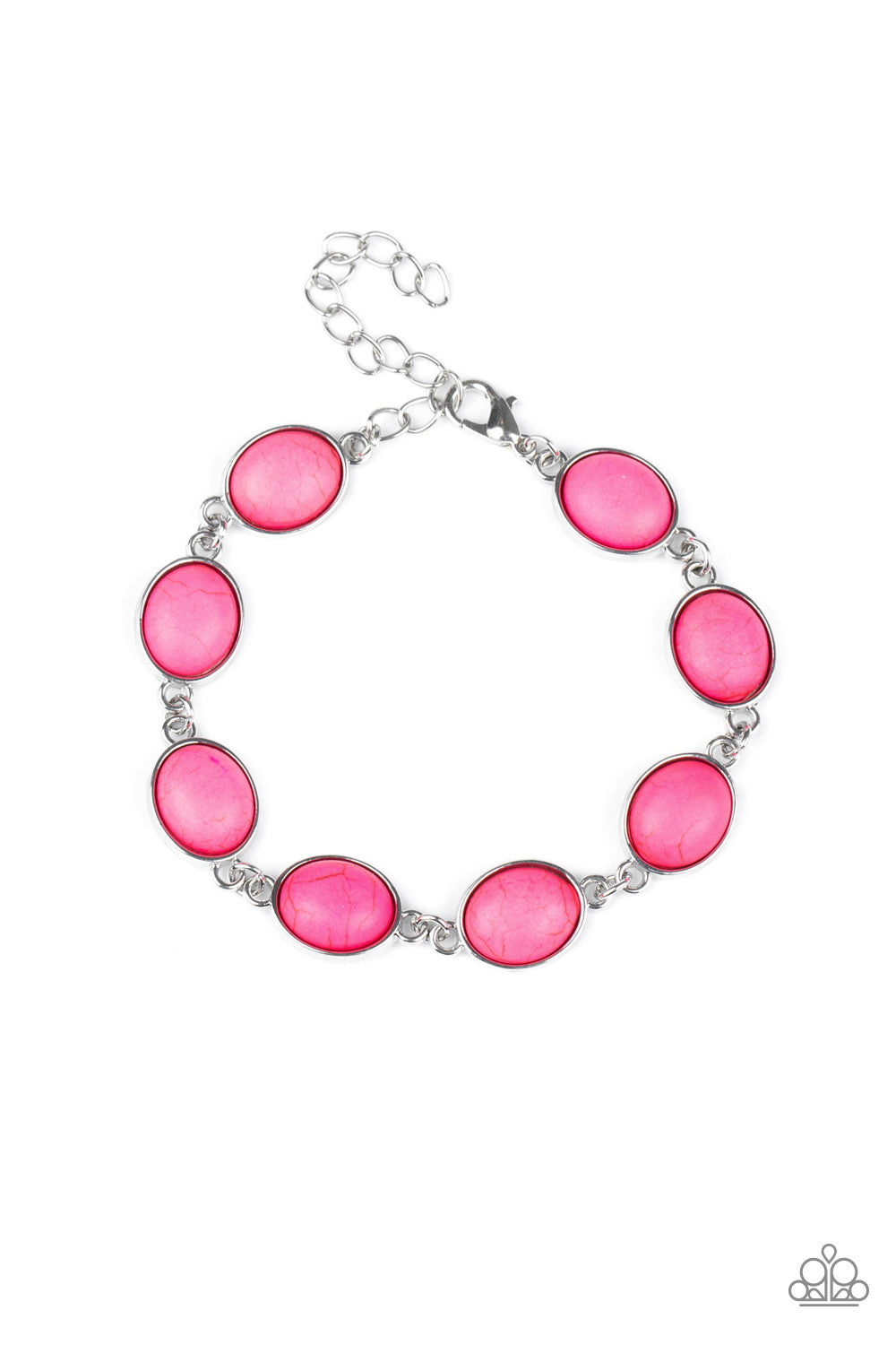 Nice Stonework-Pink Bracelet