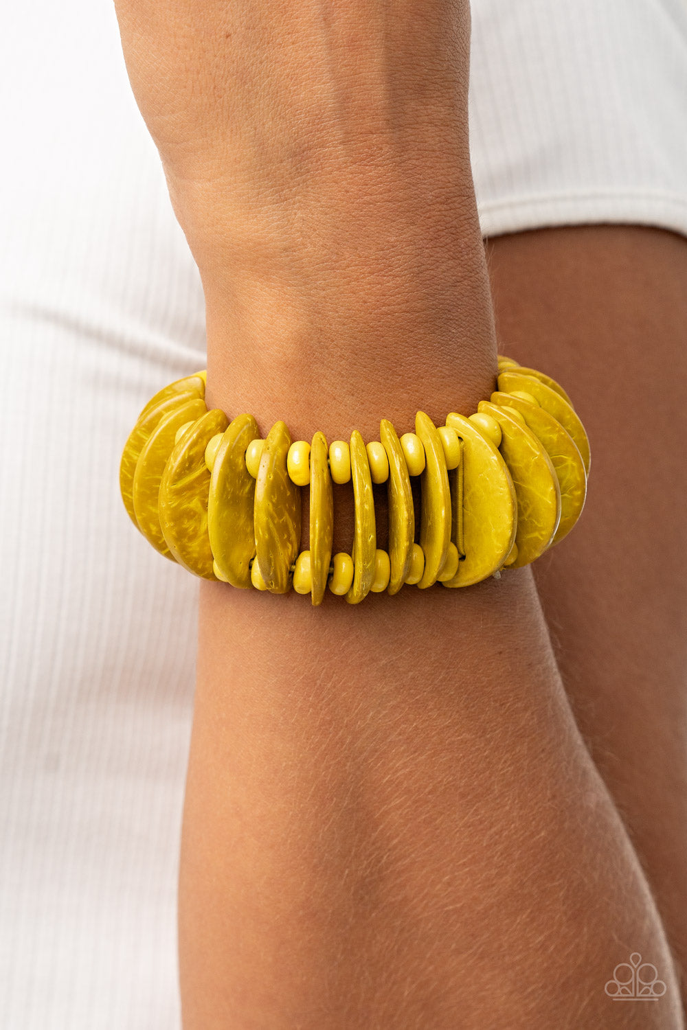Tropical Tiki Bar- Yellow Bracelet