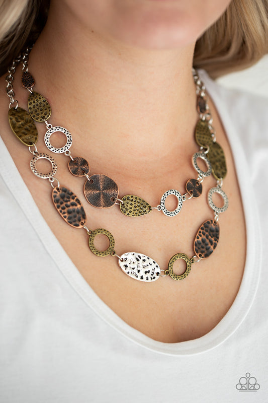 Trippin’ On Texture-Multi Necklace