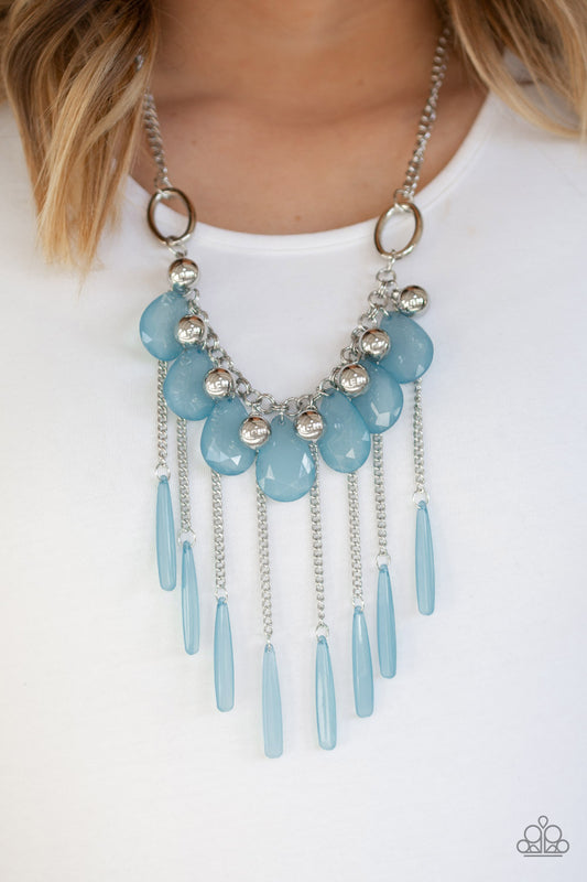 Roaring Riviera-Blue Necklace