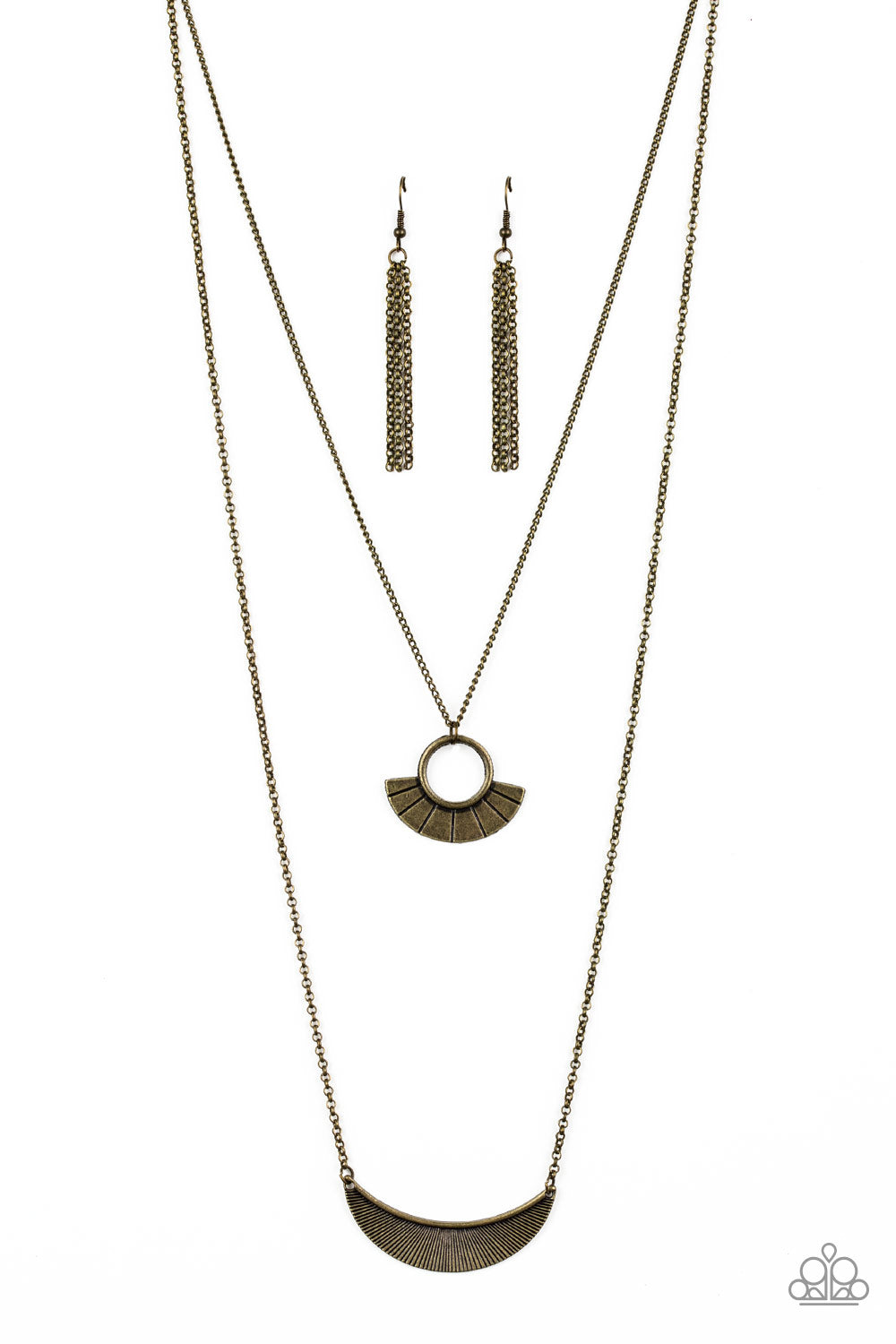 Tribal Trek-Brass Necklace