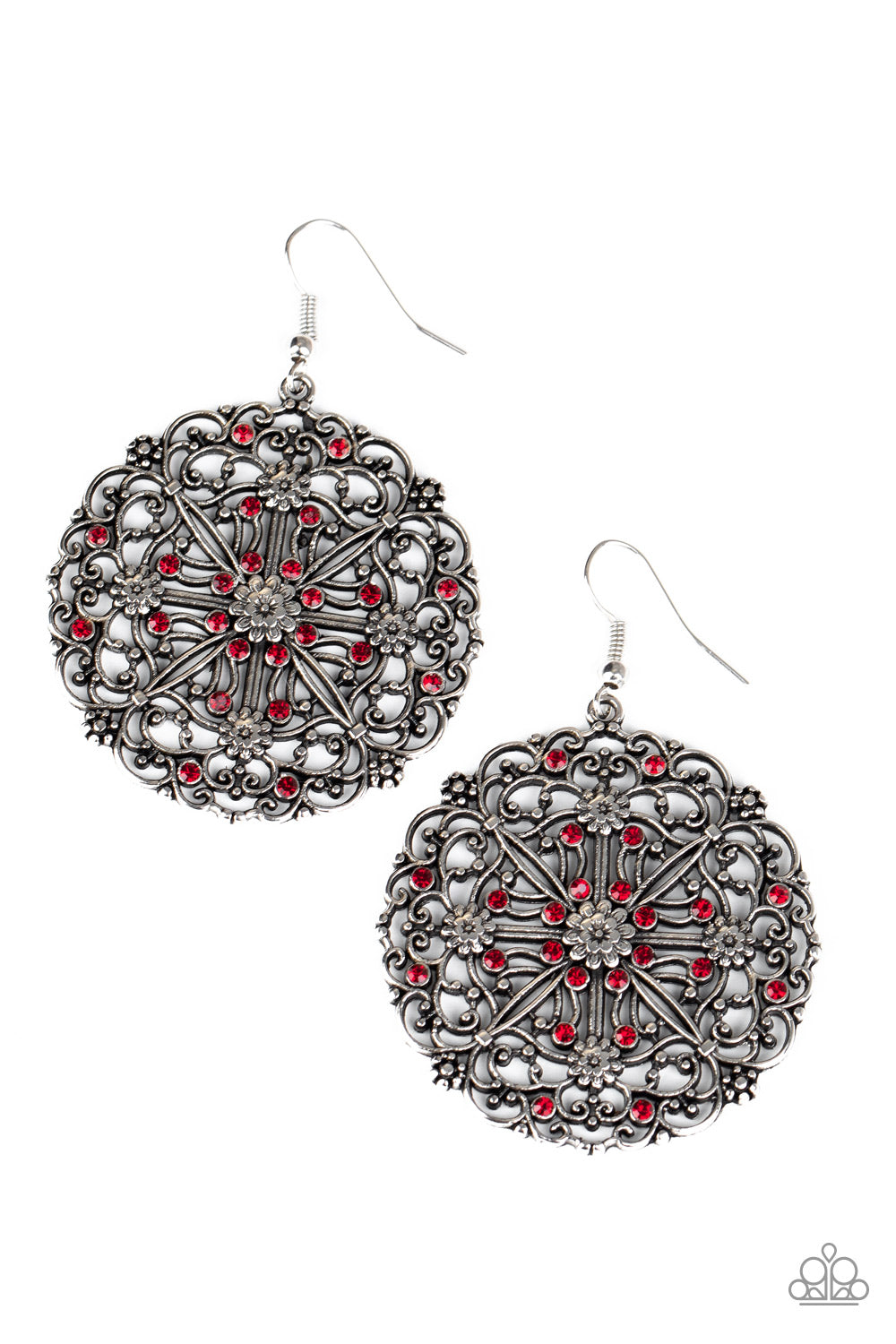 OH MANDALA! Red Earring