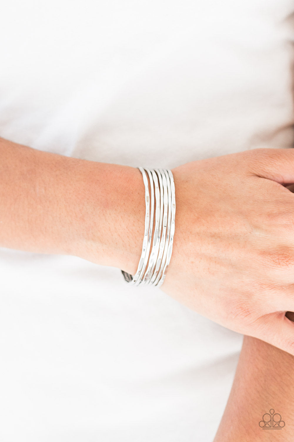 Timelessly Textured-Silver Bracelet