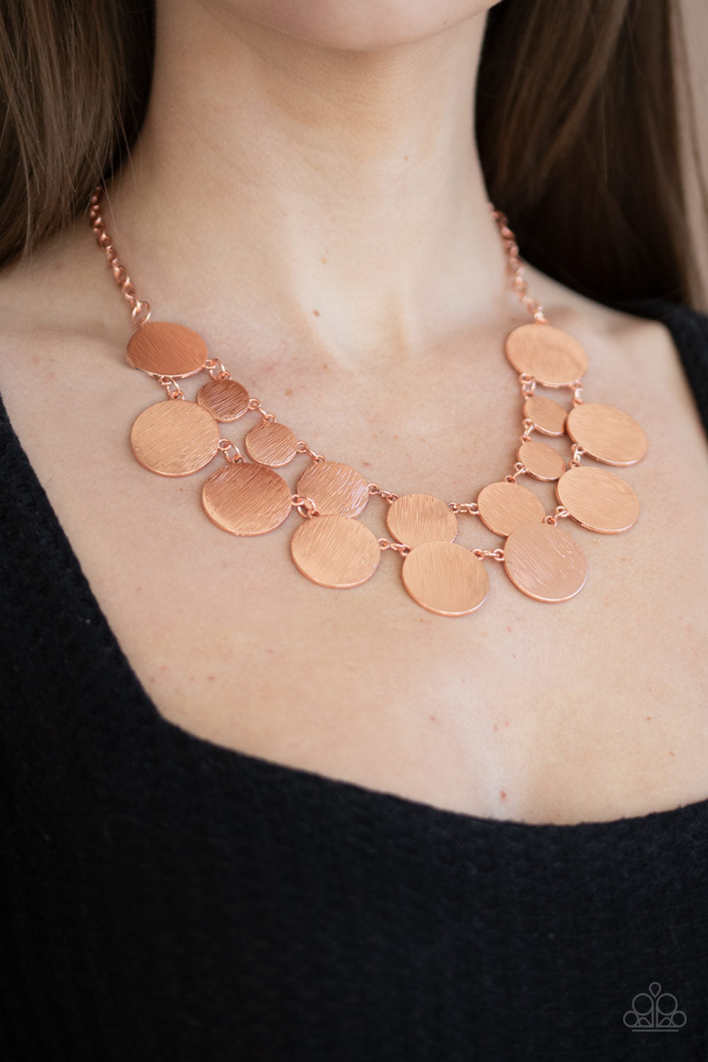 Stop and Reflect-Copper Necklace