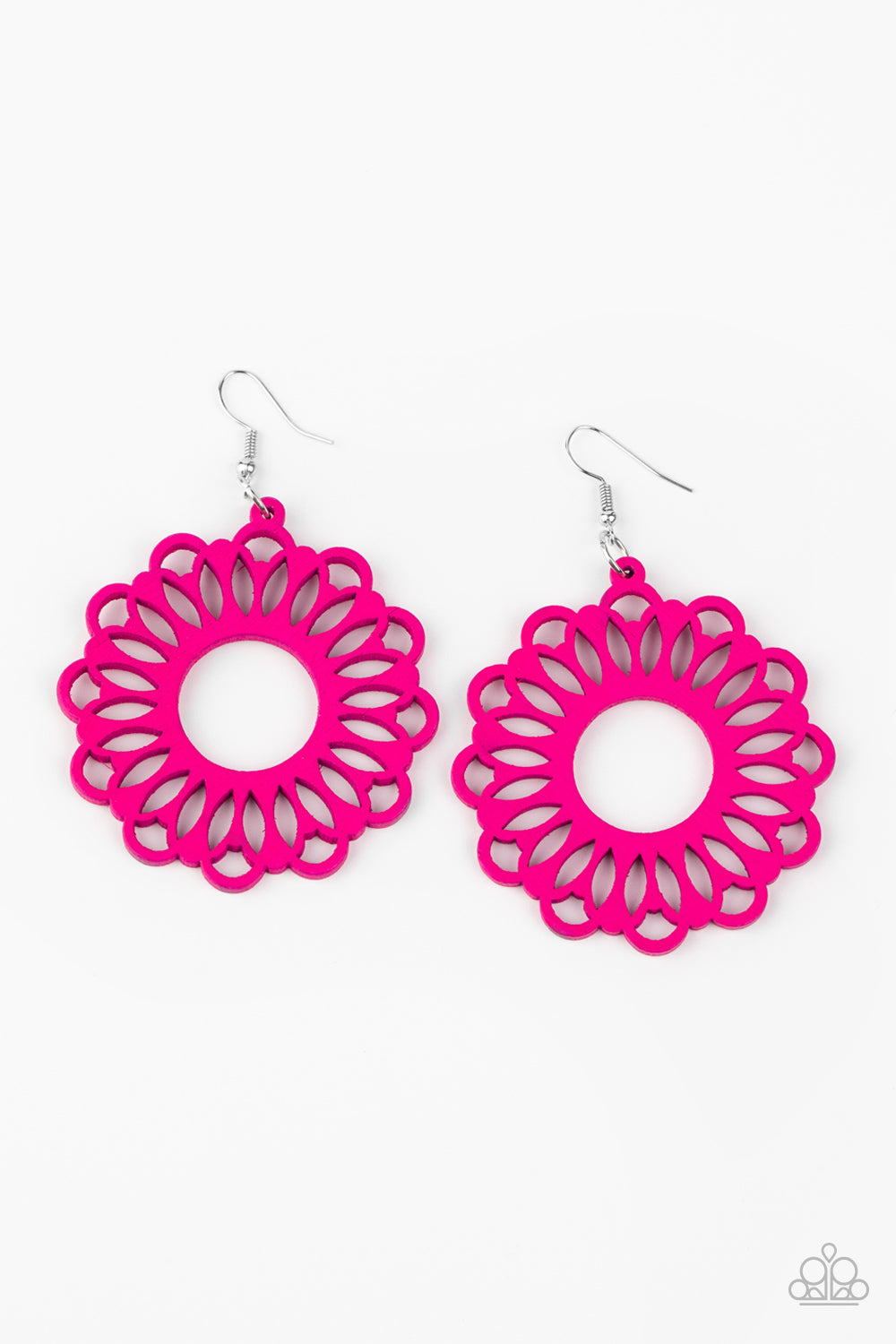 Dominican Daisy-Pink Earring