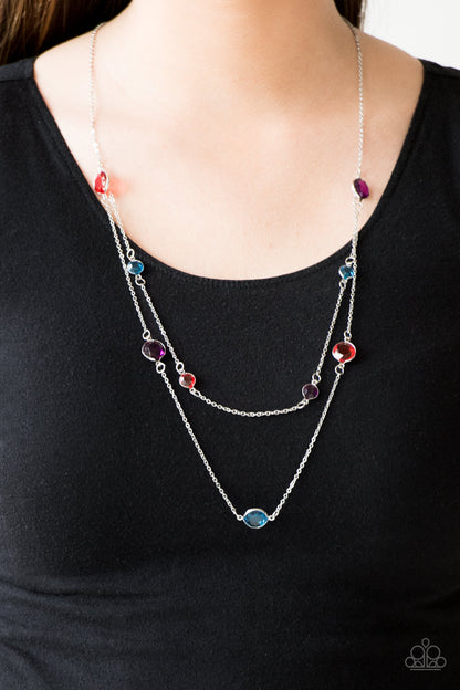 Raise Your Glass-Multi Necklace