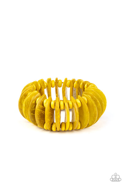 Tropical Tiki Bar- Yellow Bracelet