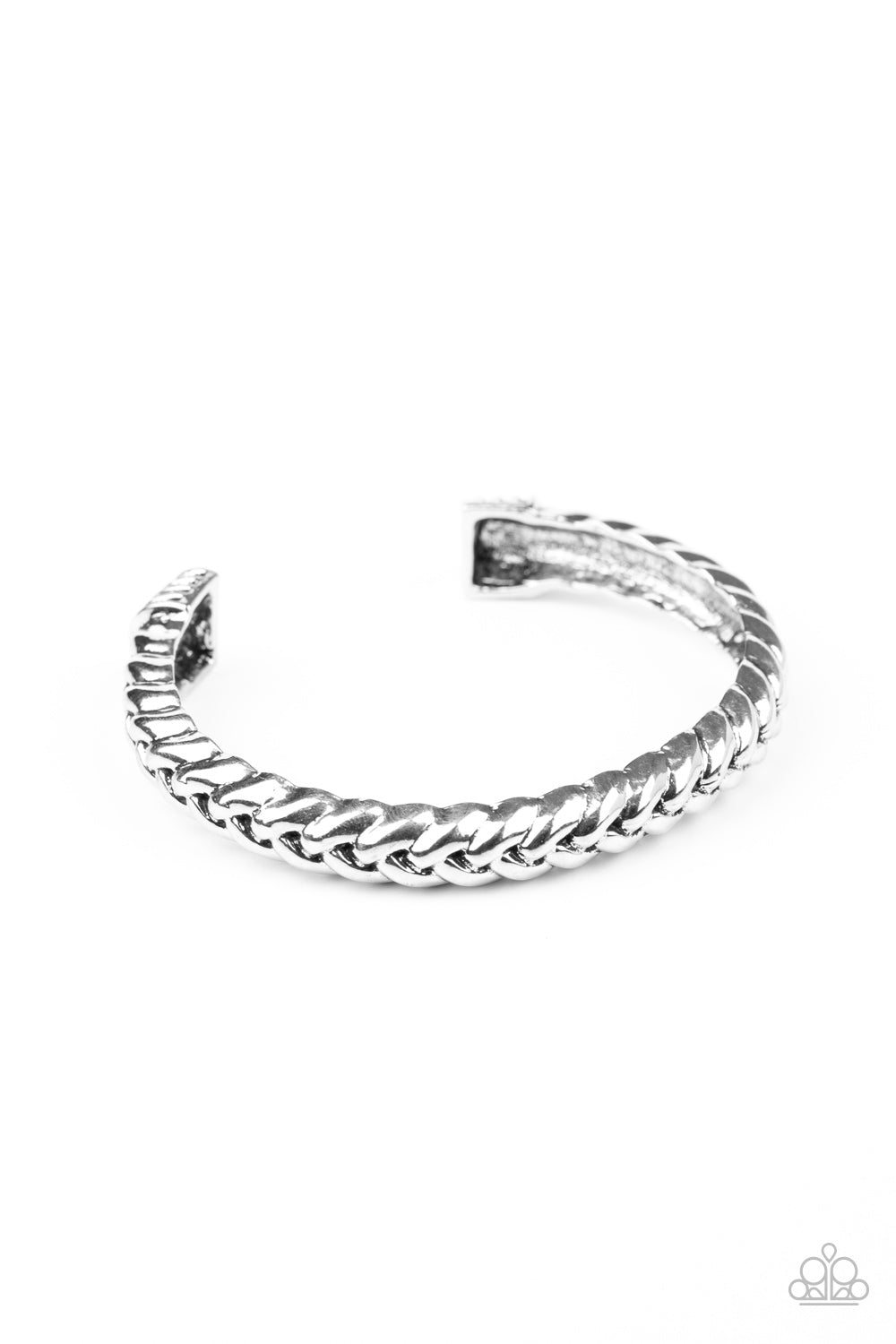 Tough as Nails-Silver Bracelet