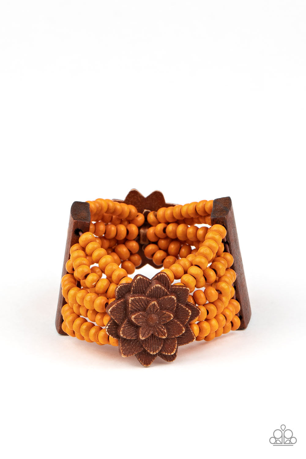 Tropical Sanctuary-Orange Bracelet