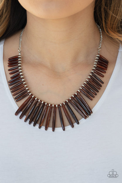 Out of My Element-Brown Necklace