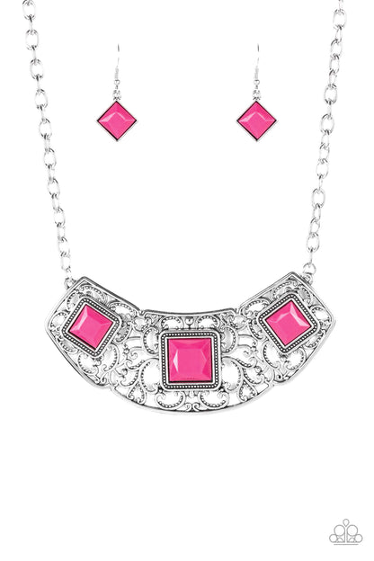 Feeling Inde-PENDANT-Pink Necklace