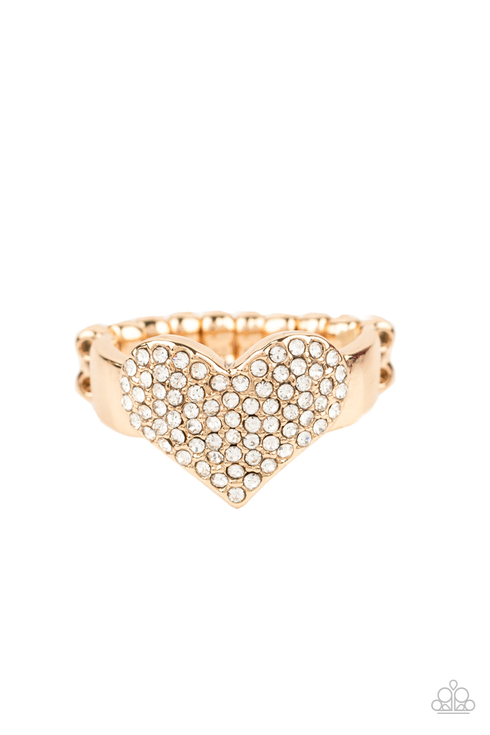 Heart of BLING-Gold Ring