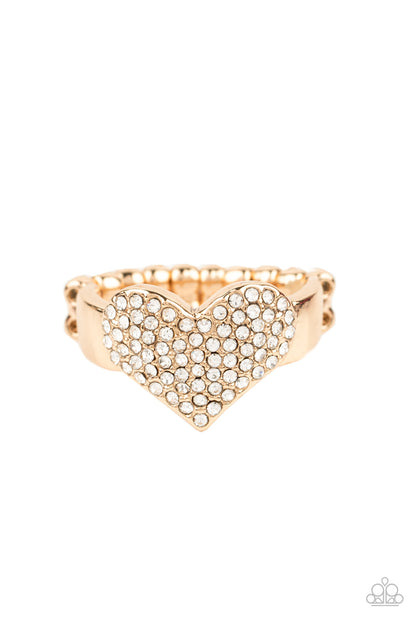 Heart of BLING-Gold Ring