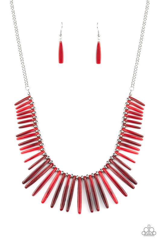 Out of My Element-Red Necklace