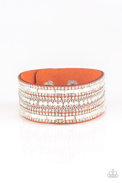 Rebel Radiance-Orange Urban Bracelet