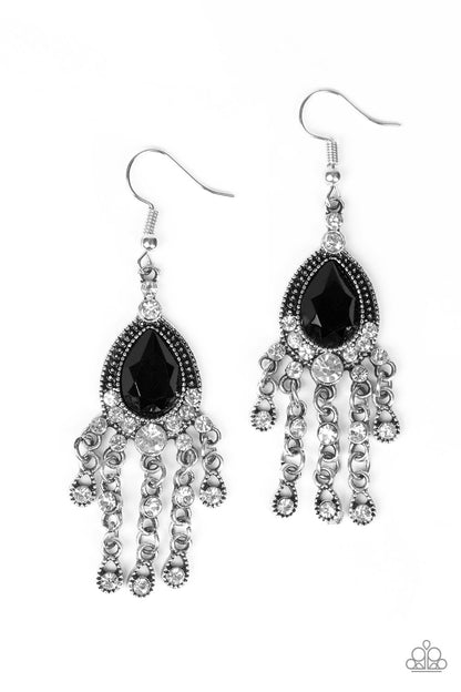 Bling Bliss-Black Earring