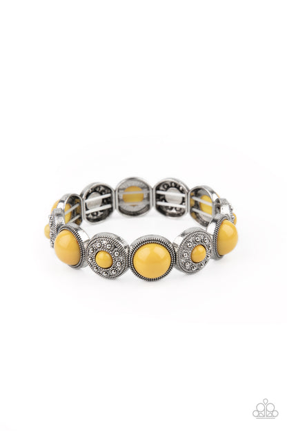 Garden Flair-Yellow Bracelet