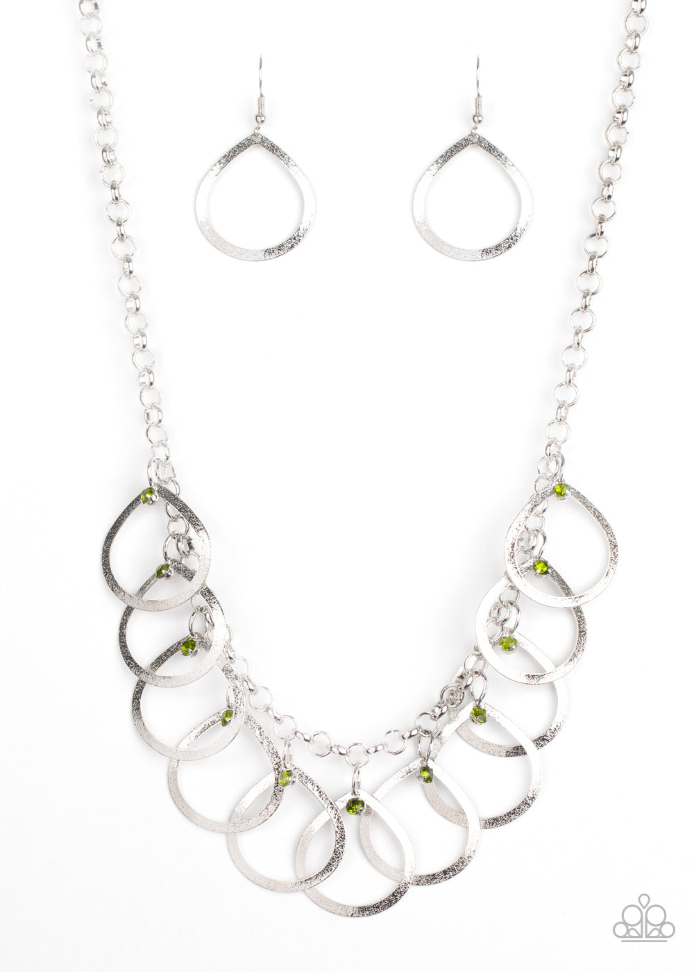 Drop By Drop-Green Necklace