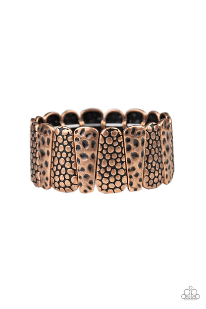 Texture Takedown-Copper Bracelet