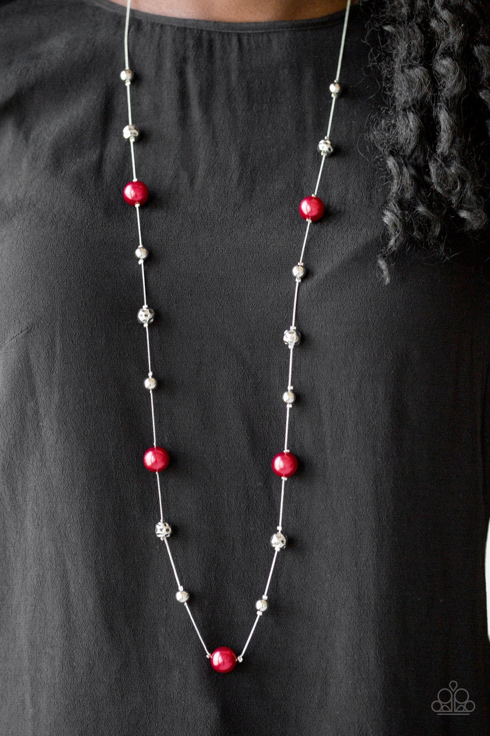 Eloquently Eloquent-Red Necklace