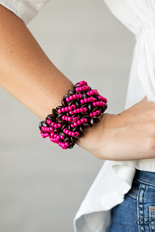 Cozy in Cozumel-Pink Bracelet