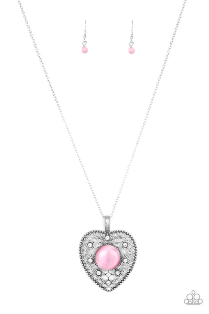 One Heart-Pink Necklace