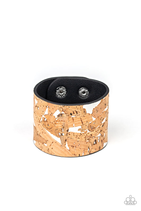 Cork Congo-White Urban Bracelet