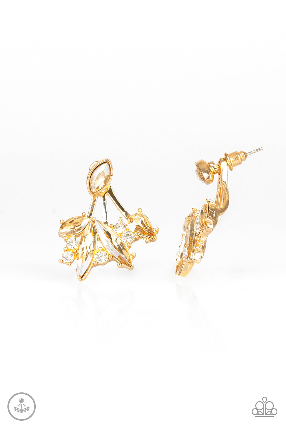 Deco Dynamite-Gold Post Earring