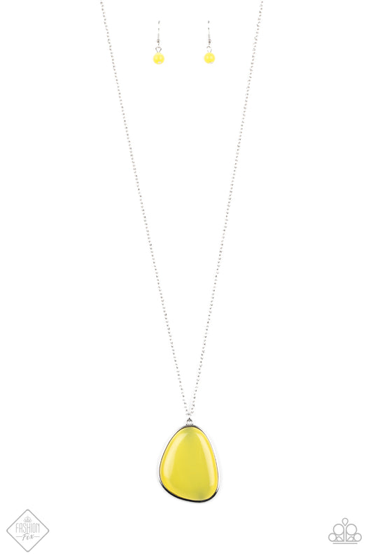 Ethereal Experience-Yellow Necklace