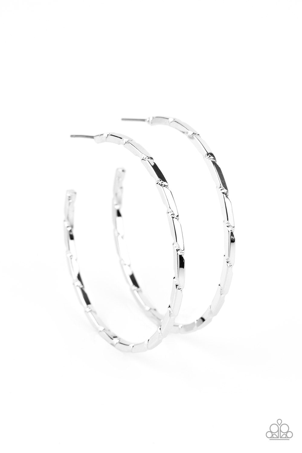 Unregulated-Silver Hoop Earring