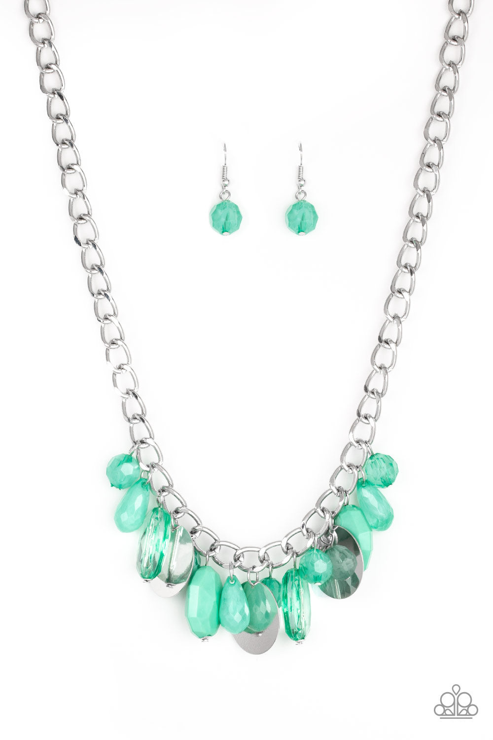 Treasure Shore-Green Necklace