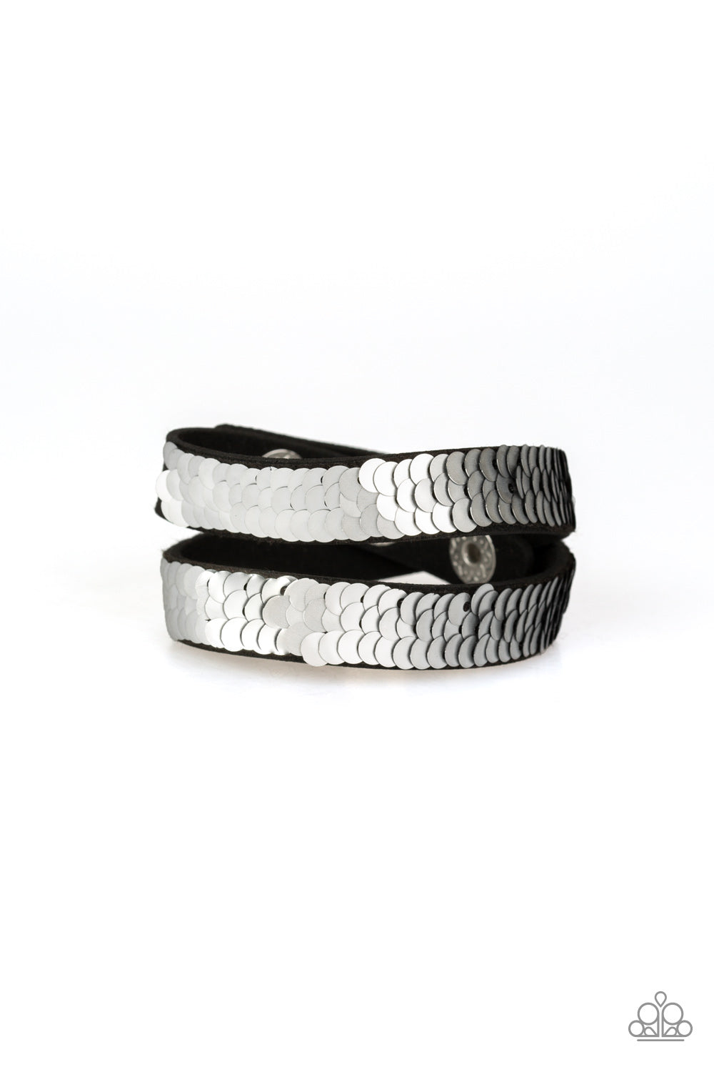 Under The Sequins-Silver Urban Bracelet