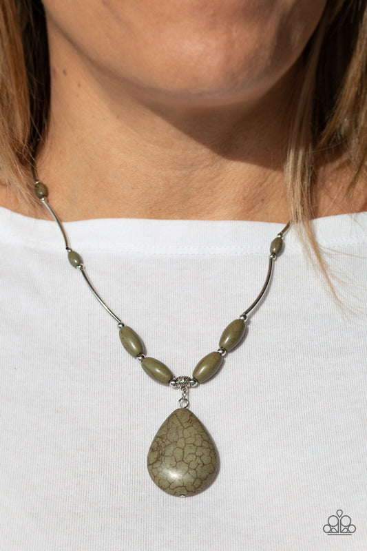 Explore The Elements-Green Necklace