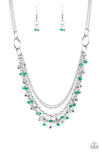 Financially Fabulous-Green Necklace