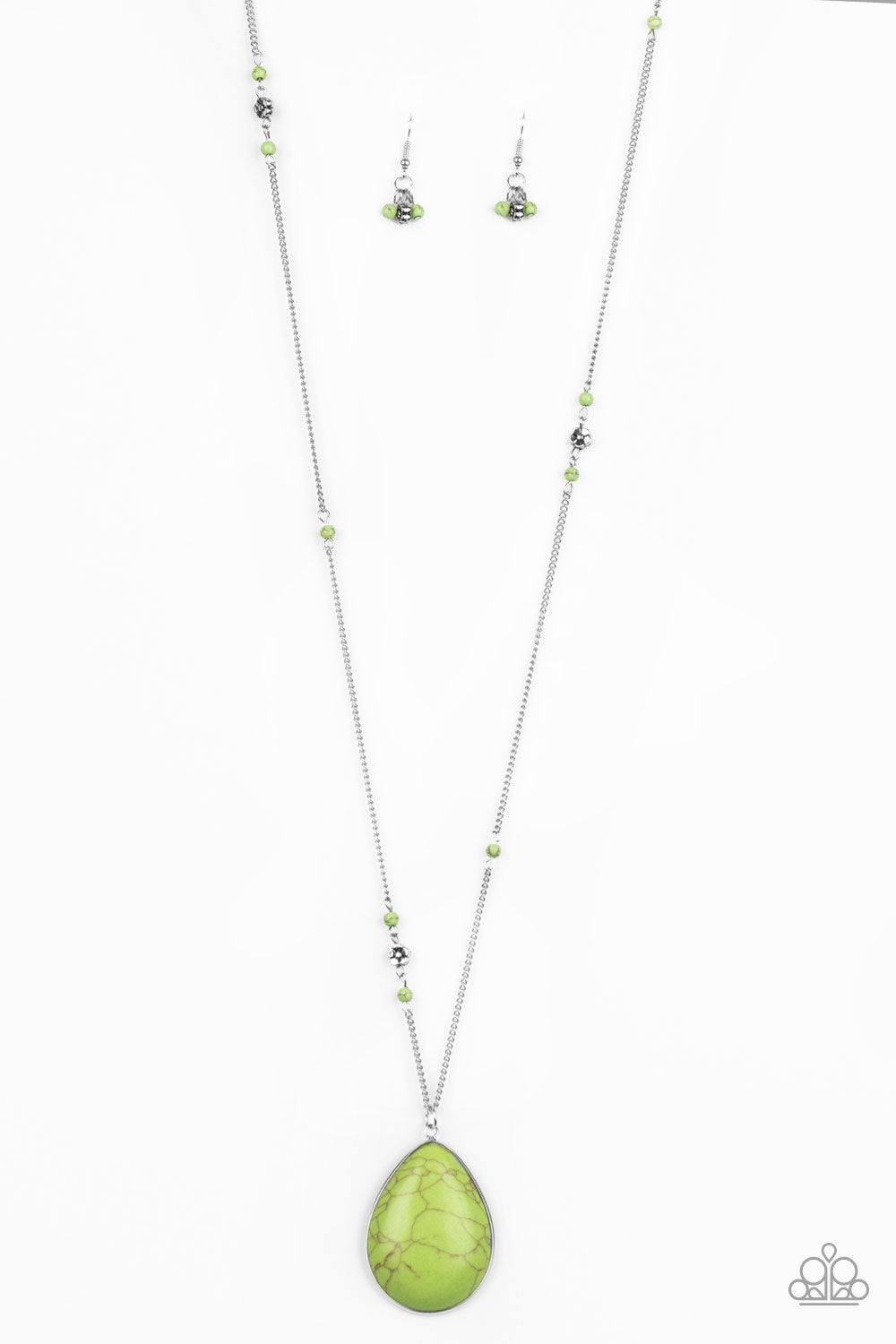 Desert Meadow-Green Necklace