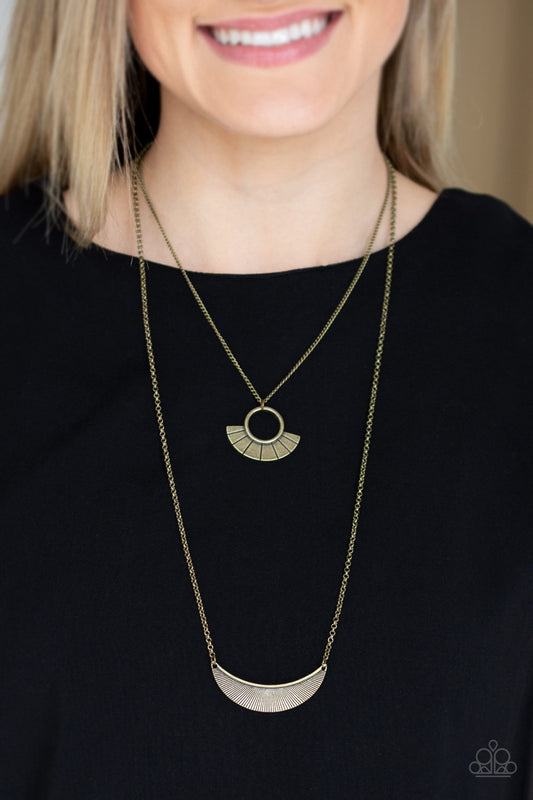 Tribal Trek-Brass Necklace