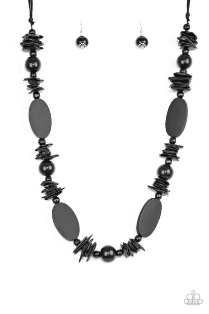 Carefree Cococay-Black Necklace