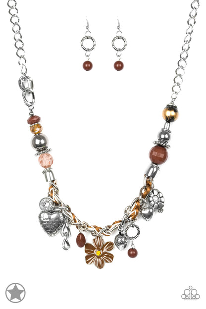 Charmed, I Am Sure-Blockbuster Brown Necklace